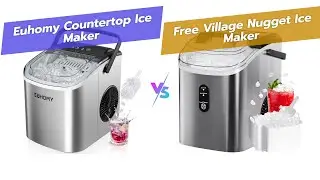 💎 Ice Maker Showdown: EUHOMY vs FREE VILLAGE ❄️