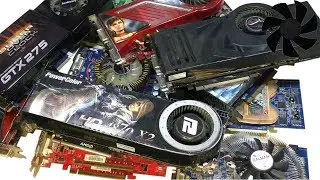 Моя коллекция видеокарт PCI E