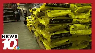 Hardware store owner explains how last year&rsquo;s salt shortage prepared them for recent storm