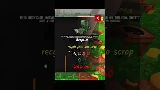 The Recycler Machine on 99 nights in the forest