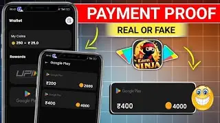 Earn Ninja App Payment Proof | Earn Ninja App Real Or Fake | Earn Ninja - Get Cash Rewards #viral