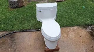 Barely Used 2015 Kohler Cimarron One Piece Flushes!