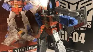Transformers Starscream Premium Finish War For Cybertron Figure Unboxing And Showcase