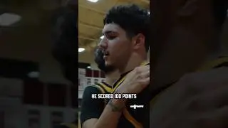 He scored 100 points in 3 QUARTERS 🤯 🏀 #shorts