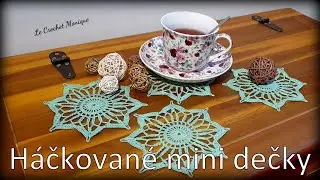 Háčkované mini dečky/Crocheted mini doilies (english subtitles)