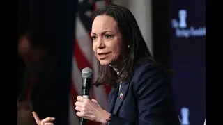 Venezuela Opposition Leader Machado Praises US Freedom in Speech in DC