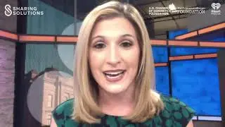KARK's Laura Monteverdi moderates a panel discussion on how businesses can combat the opioid crisis