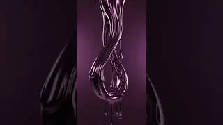 Liquid Chrome Drip Loop | Aesthetic 3D Render