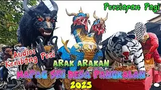 Mapag Sri Desa Pangkalan 2025||Persiapan Pagi Banyak Ogoh Ogoh Kumpul