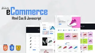 Create a Ecommerce Website Using HTML CSS And JavaScript | Ecommerce Website Design HTML And CSS