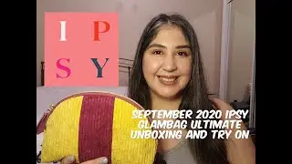 September 2020 IPSY Glambag ULTIMATE | Unboxing an Try On | Jeanette Marie
