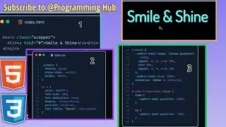 Css and HTML---Text 📝Effect