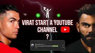 Virat Kohli youtube channel | ronaldo vs Virat battle start | #viratkohli #ronaldo