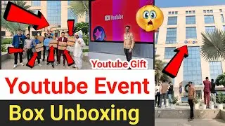 Youtube shoping event in Gurgaon | YouTube mystery box Unboxing | youtube Event gift box Unboxing