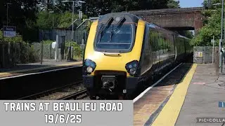 Trains at Beaulieu Road - 19/6/25