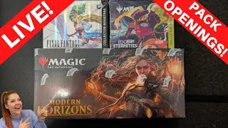 🔴LIVE! MTG Rip & Ship w/ QH | Modern Horizons, EOE, FIN & A Wide Variety of Collector Packs | 9/9