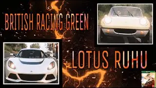 BRITISH RACING GREEN LOTUS RUHU FORZA HORIZON 4 NO REWIND XBOX ONE