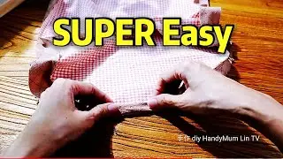 Как сшить новую гладильную доску┃ SUPER Easy Ironing Board Cover Tutorial #HandyMum