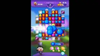 Candy Crush Friends Saga level 3618 Get 2 Stars, 22 Moves Complete