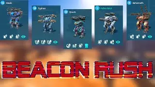 War Robots Hawk Typhon Orochi Fafnir Behemoth Gameplay