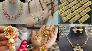 one gram gold jewellery# imitation jewellery#gold polish jewellery# jewellery Hub