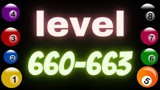 Pooking - Billiards City Level 660-663 All Combo Android Gameplay {1080p 60fps}