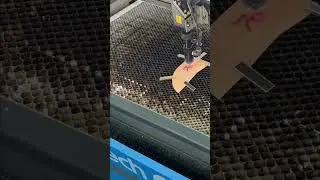 Laser Precision: Watch This Material Get Cut in Seconds! #shorts