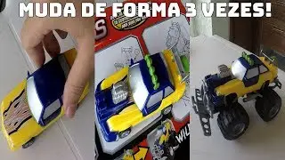 O CARRO DE BRINQUEDO QUE MUDA DE FORMA 3 VEZES!