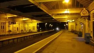 66702 & 66738 through Troon. 28/11/16.
