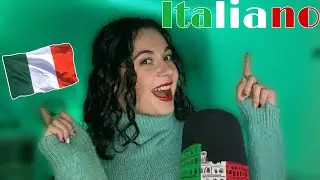 • ASMR IT • Una RAGAZZA FRANCESE cerca di PARLARTI ITALIANO • (je te parle italien) 🇮🇹🍝