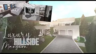Bloxburg: Luxury Hillside Mansion $1.65M | Roblox [TOUR]
