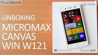 Micromax Canvas Win W121 Unboxing