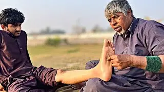 ASMR Foot & Leg Massage For Deep Sleep By Faiz | Ultimate Relaxing Massage ( Outdoor Massage )