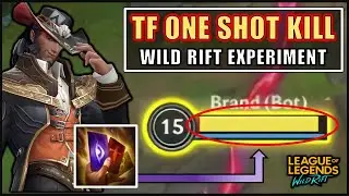 TWISTED FATE ONESHOT BUILD & EXPERIMENT - WILD RIFT