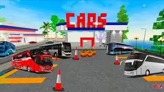 INSANE BUS SHOWDOWN at the Mega CARS Dealership school party craft 