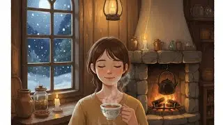 A Quiet Winter Evening at Home &mdash; Sweet Dumplings, Tea, and Soft Snow SlowLiving #shorts #CozyASMR