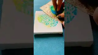 New technique for background preparation 😍✨#artwork #shorts