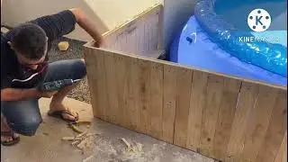 Piscina e Deck de paletes / Parte 1