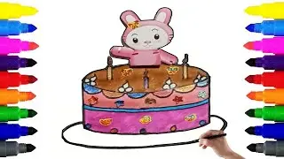 How to Draw a Birthday Cake🎂🧁🎁 | Learn to draw a cake drawing easy cake #cake #drawing