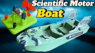 Cool Boat Sinking Test With Scientific Electric Motor | Science Experiment