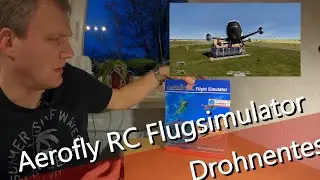 Ikarus Aerofly RC8 Standart RC Flugsimulator - Installation - Controllereinrichtung - Drohnenflug.