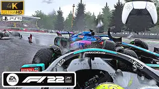 F1 22 Champions Edition PS5 GAMEPLAY with DualSense Controller | Controller Cam [4K 60FPS]