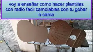 plantilla radio o curvatura tapa armonica guitarra