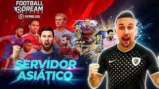 😱 INVADI O SERVIDOR ASIÁTICO E GANHEI CARTAS RARAS E INÉDITAS 🥶 NO FOOTBALL DREAM BE A PRO