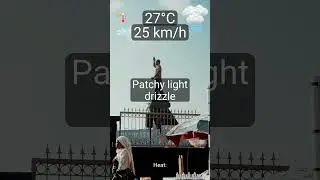 Accra 2025: Today&rsquo;s weather (Patchy light drizzle, 27&deg;C)