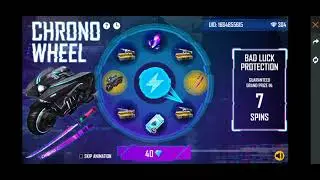 Free fire today new CHRONO WHEEL event spine