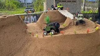 Ultimate RC Crawler Jeep Mercedes Test: Bridge Crossing, Sand Mountains & Tough Obstacles…