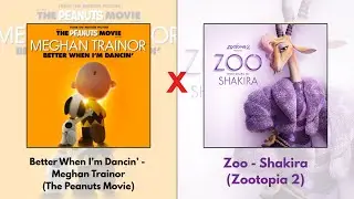 Dancin' Zoo - The Peanuts Movie/Zootopia 2 (Meghan Trainor/Shakira) Mashup