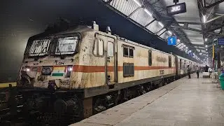 Darbhanga Amritsar Jan Nayak Express Departs with Smooth Acceleration of Wap-7 From Jalandhar City 