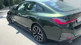 BMW 420d G26 2023 Gran Coupe Sanremo Green external view